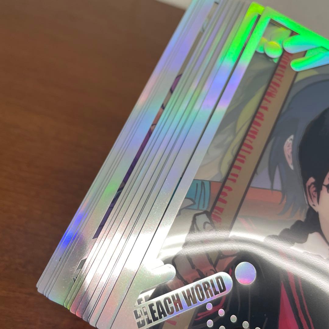 ❶BLEACH WORLD クリアミニ色紙 護延高校&白砂女子 全16種コンプ