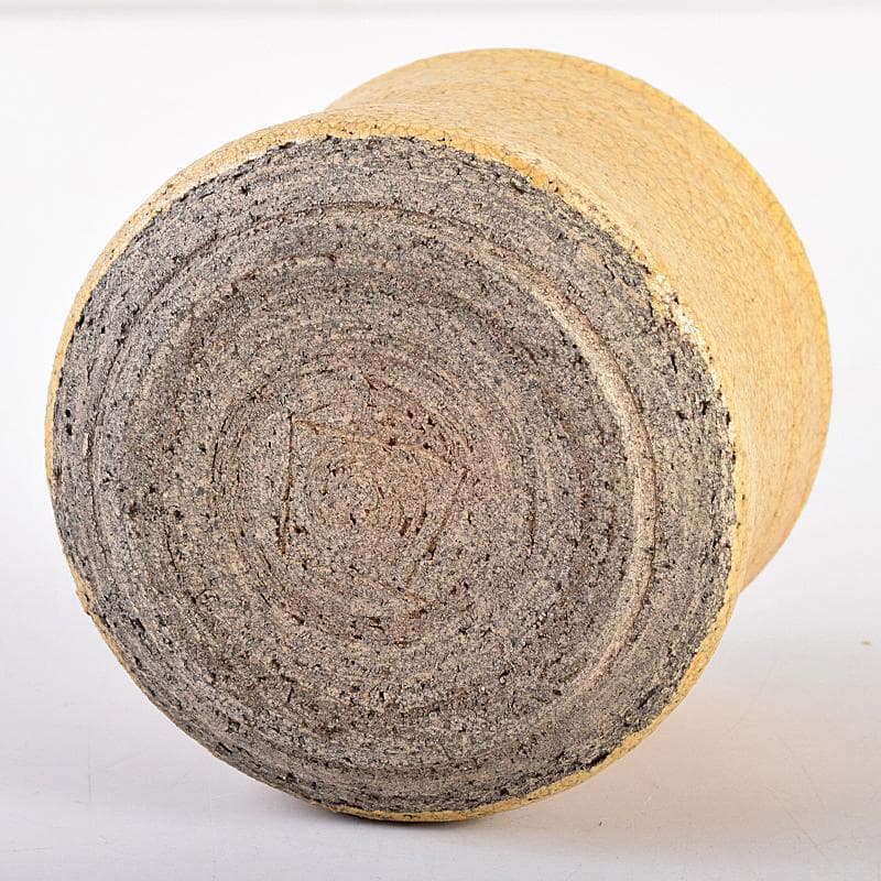 北大路魯山人作 黄瀬戸 ぐい呑 共箱 D R7691