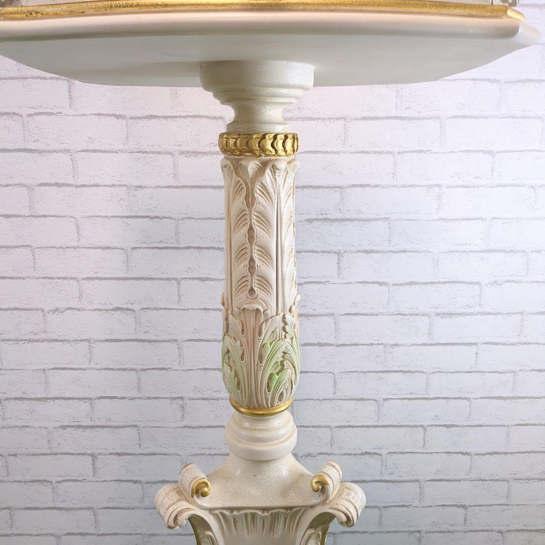 SILIK(シリック) ロココ調 引き出し付きサイドテーブル 花台、飾り棚