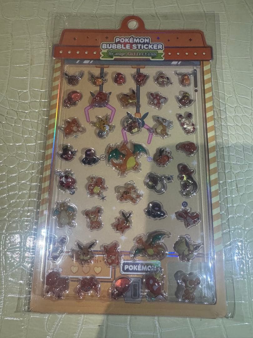 韓国限定】ポケモン バブルステッカー 8種コンプリートセット 韓国限定