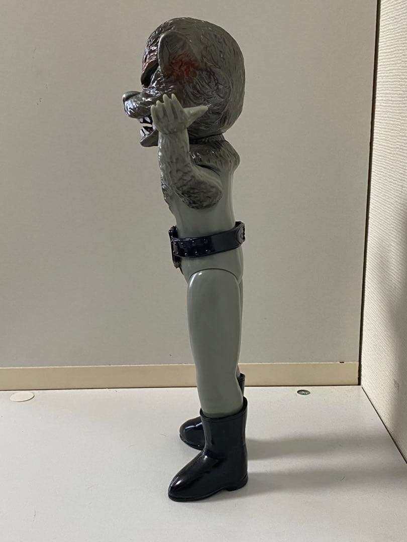 仮面ライダー/ソフビ/ユニファイブ/人形/レトロ/怪人/オオカミ男