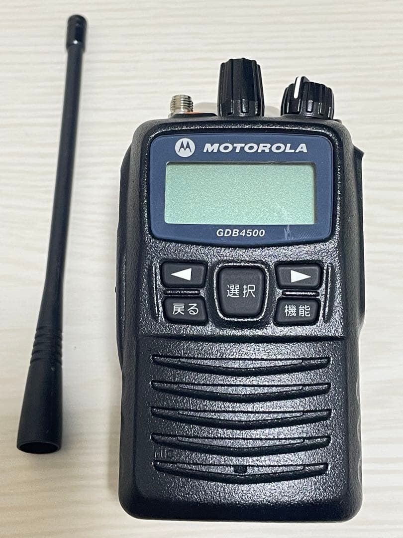 廃局済】モトローラ デジタル簡易無線機 免許局 GDB4500 SPM付