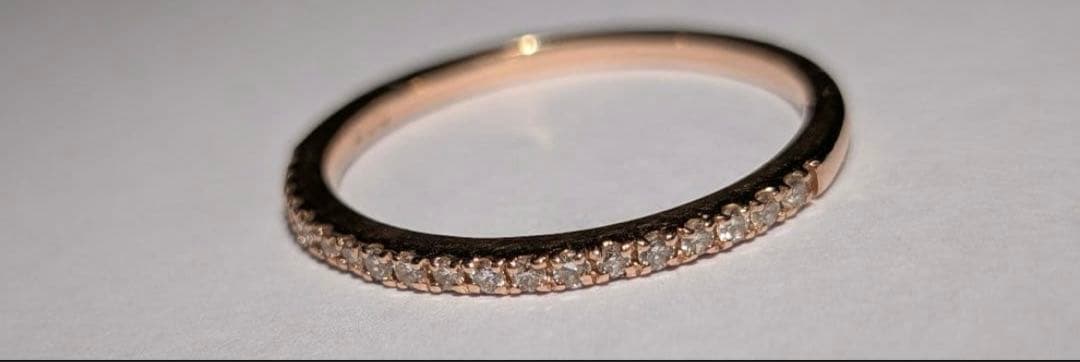 か*み様 STAR JEWELRY k10ピンクゴールド ダイヤモンドリング0.