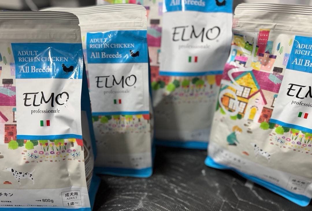 ELMO ドライフード リッチインチキン 3キロ1袋 800g3袋 - メルカリ