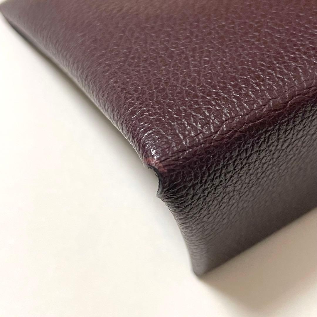 【良品】HERMES ケース バスティア ヴェルソ バイカラー