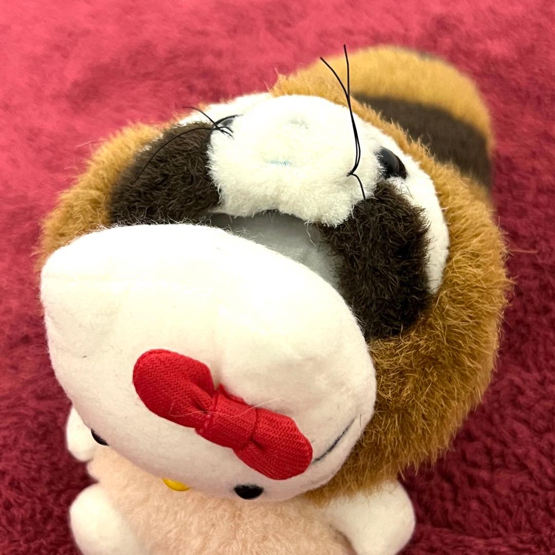サンリオ ハローキティ しっぽ倶楽部 アライグマ マスコットホルダー