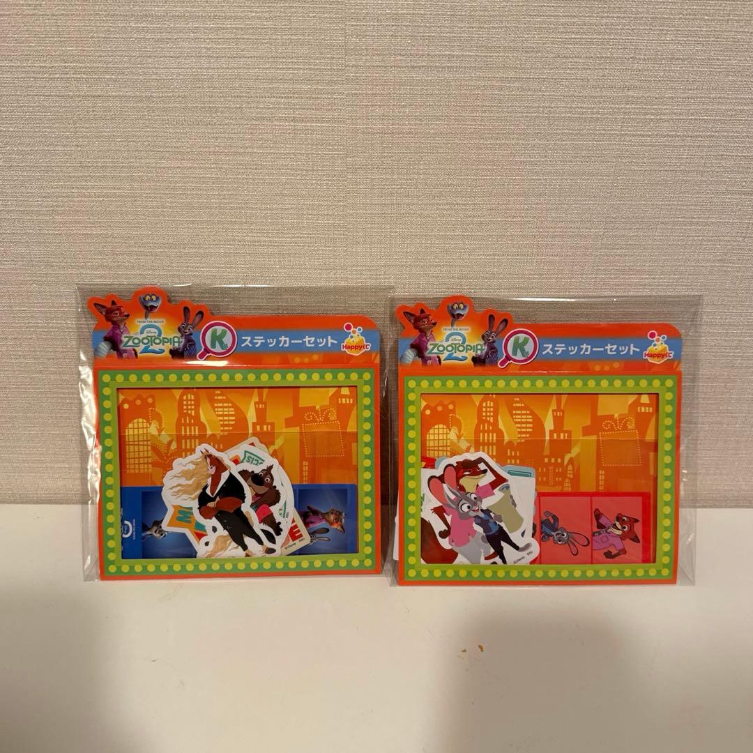 ミ*中様 【未開封】ズートピア　2 happy くじ　ポスターフィギュア　➕おま