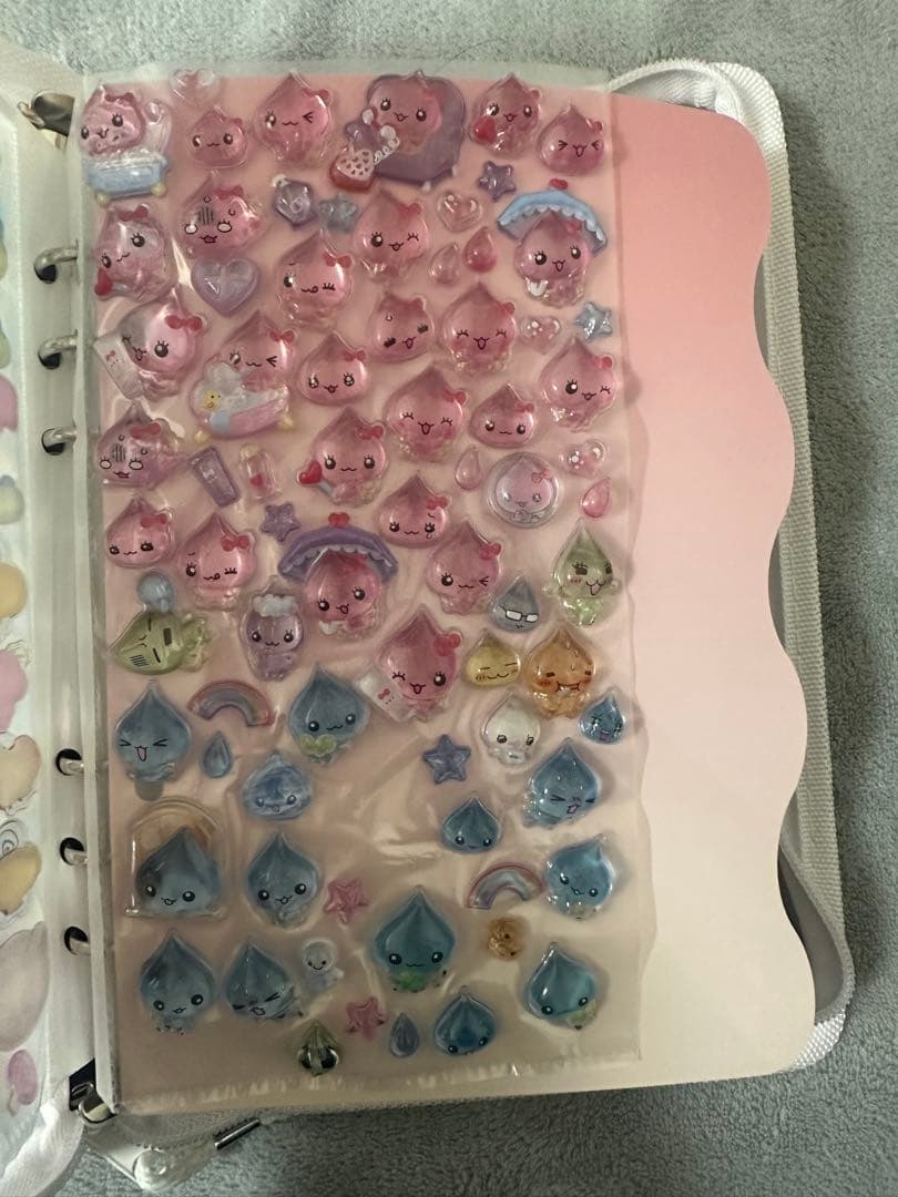 【ボンボンドロップシール多め】 シール帳　まとめ売り　完成品　3冊