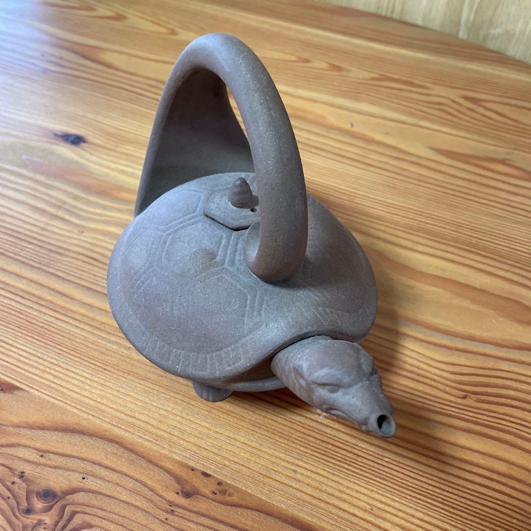 第14代　沈壽官　亀　酒器　茶器　急須　千代香