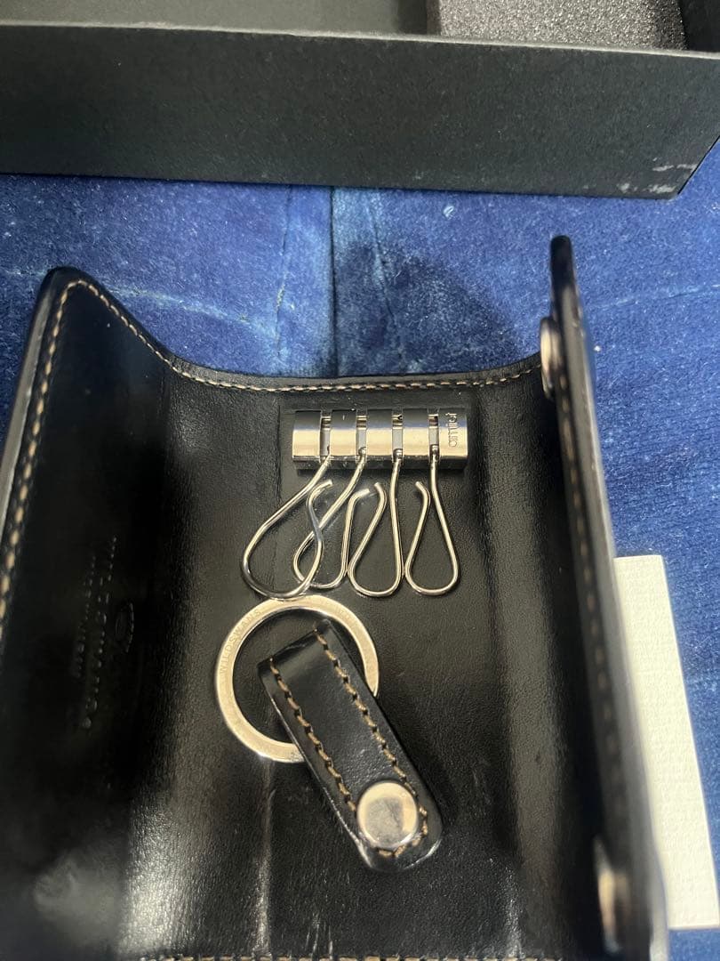 WILDSWANS ワイルドスワンズ クリッパー シェルコードバン ネイビー