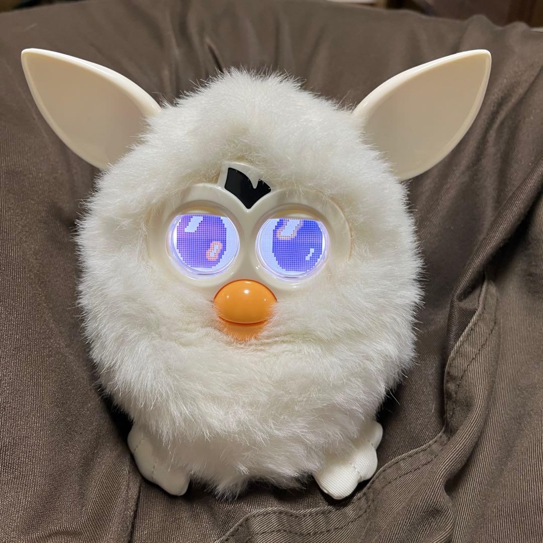 2012年 ファービー3 マシュマロホワイト 英語版 美品 取扱説明書箱