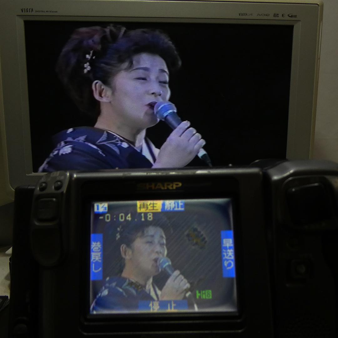 動動作良好 ビデオHi8 シャープ VL-HL55 8ミリビデオカメラDVD化に