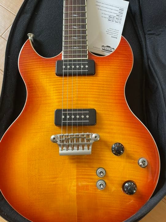 レア‼️VOX SDC-55 ダブルカッタウェイ ソリッド VOX SDC-55 エレキ