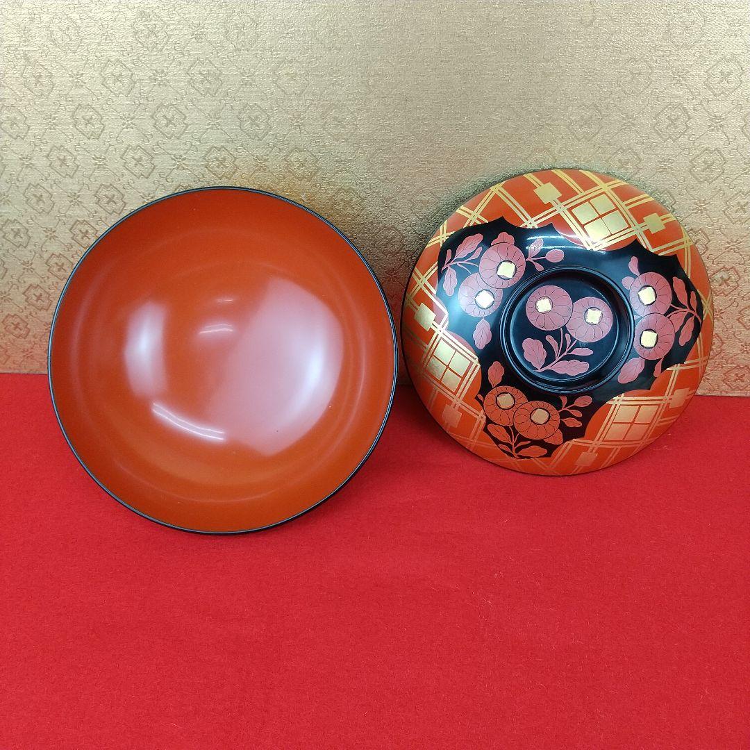 輪島塗　秀衡蒔絵煮物椀　大向高州堂　10客