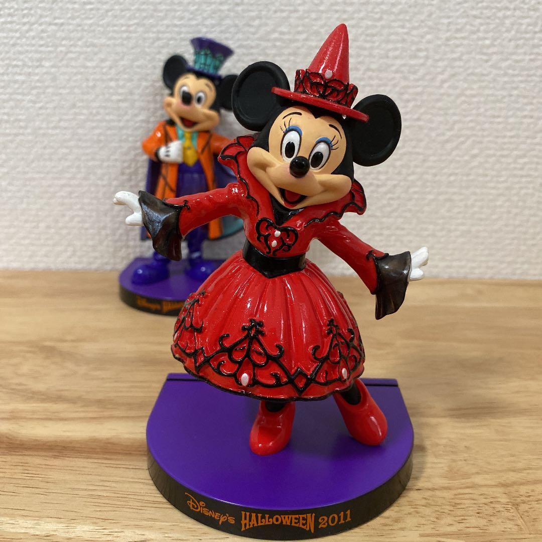 送料込み)ディズニー2011年ハロウィン ミッキーミニー フィギュア