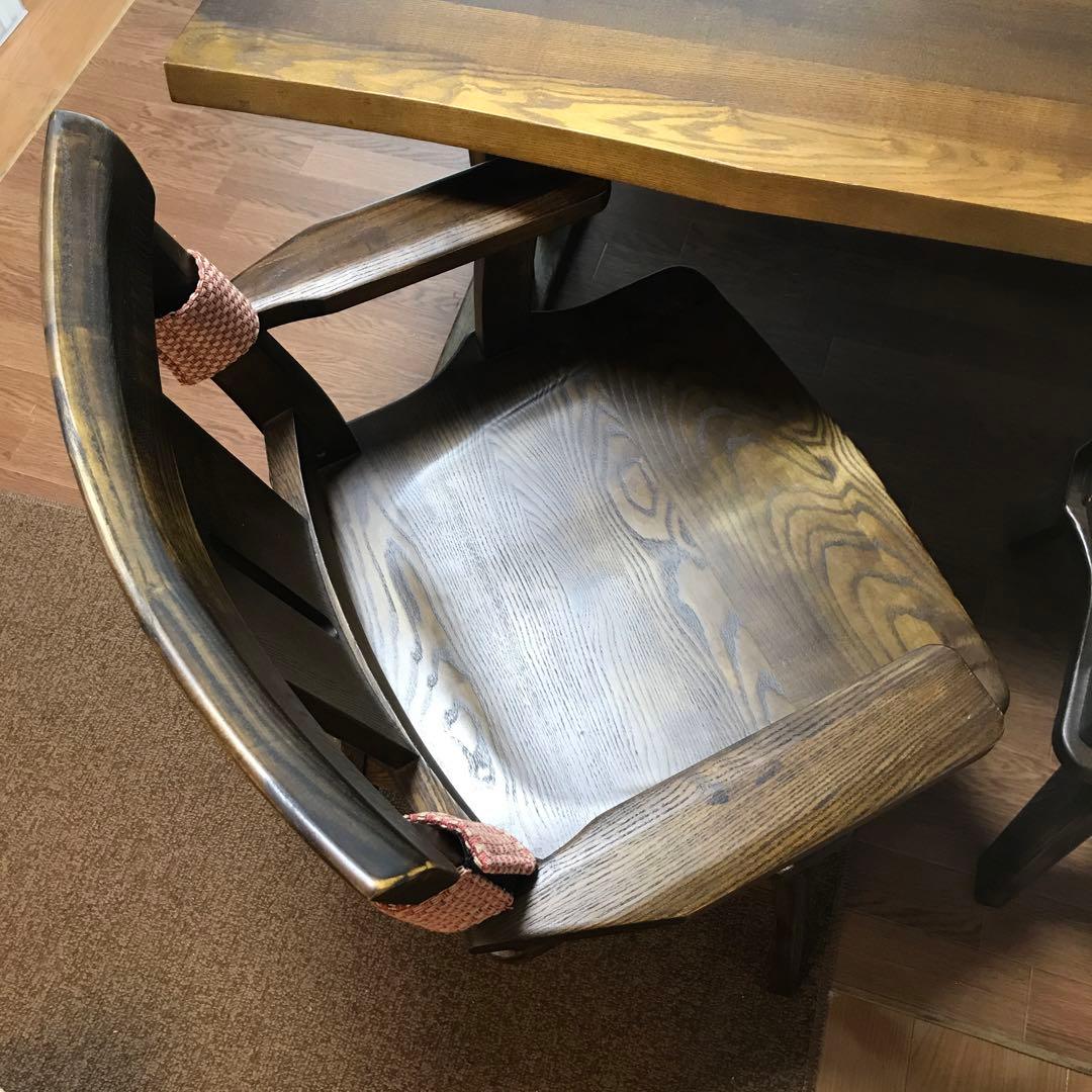 【ニトリ】木製ダイニングテーブル 椅子4脚