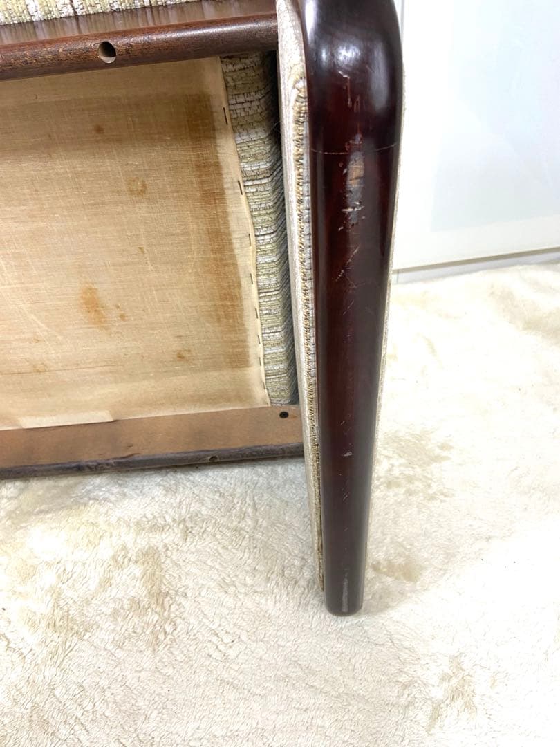 【希少品】karimoku オールドカリモク スツール オットマン　2脚セット