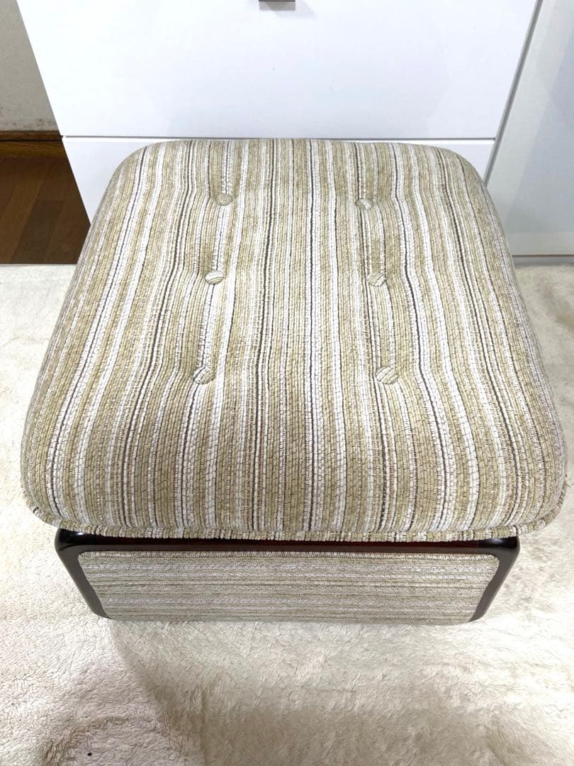 【希少品】karimoku オールドカリモク スツール オットマン　2脚セット