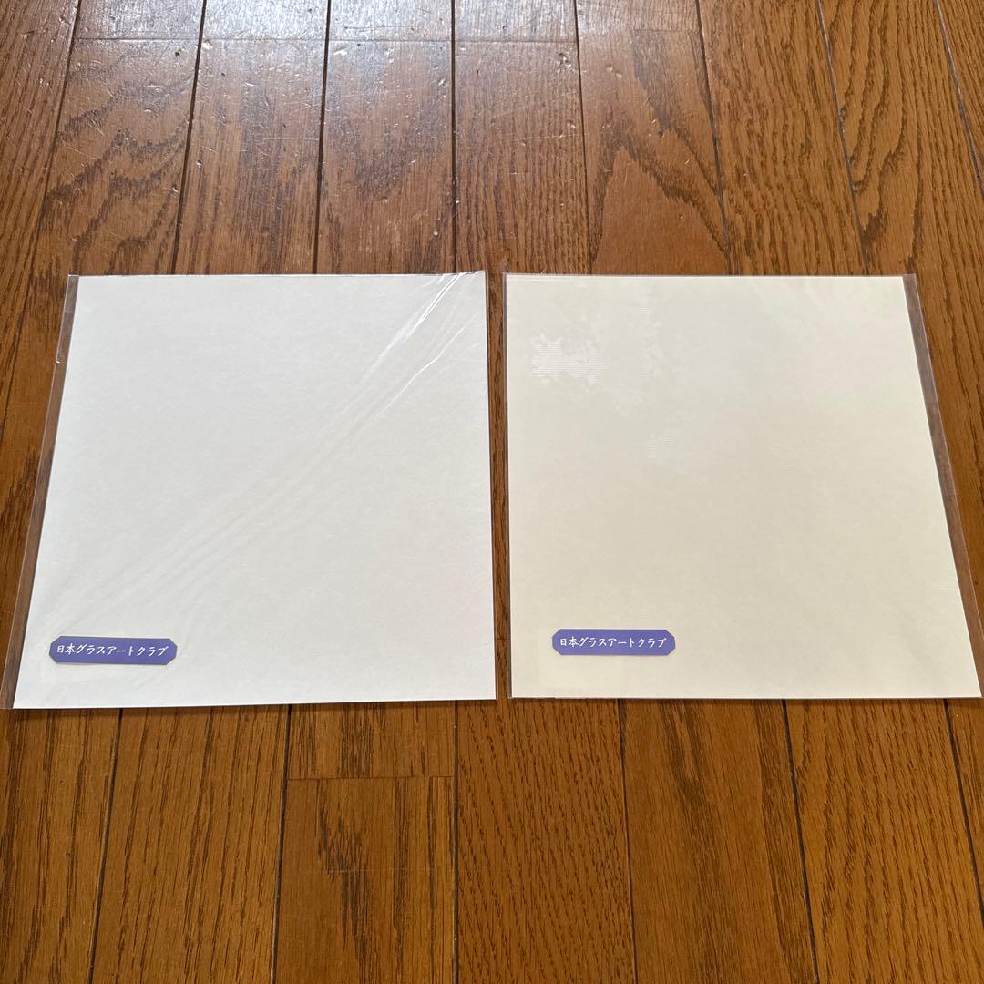 ⭐️新品⭐️グラスアート限定フィルム　透明ホワイト系　10枚セット