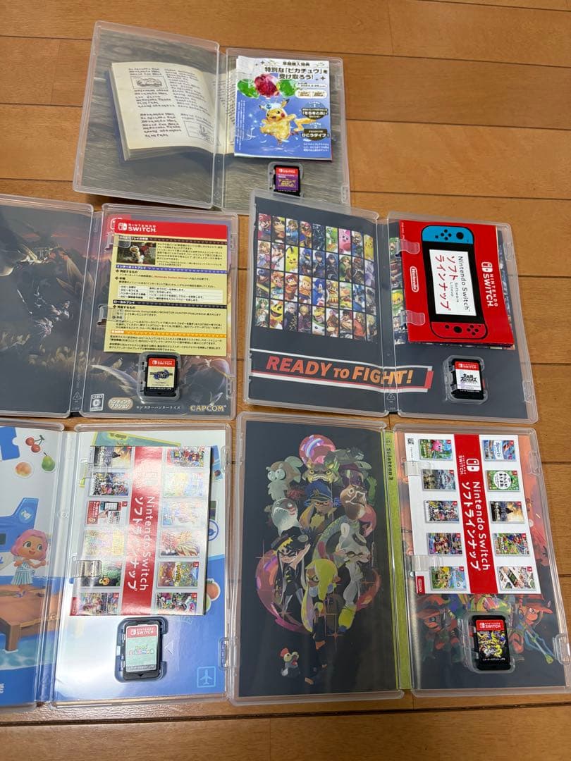 ニンテンドーSwitch本体・PROコントローラー・ゲームソフト6本セット売り