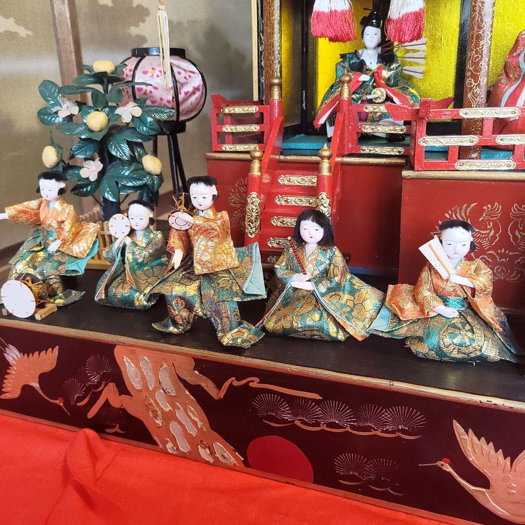 御殿飾りひな人形　雛人形セット