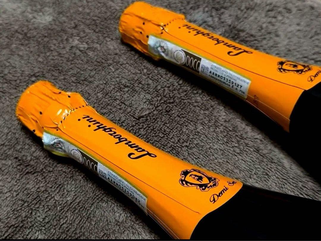 2本】Lamborghini Demi Sec ランボルギーニ オレンジラベル