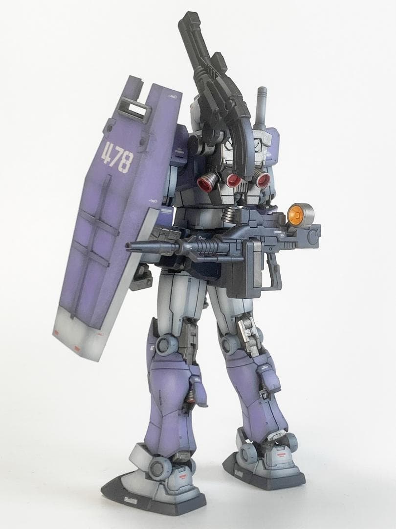ジム(モロッコ戦線仕様)RGM-79 HG1/144 ガンプラ全塗装完成品