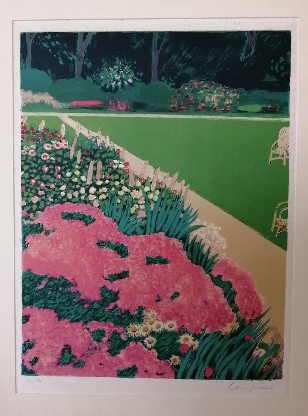 カシニョールリトグラフ 33/150 女性のいないリトグラフは希少です