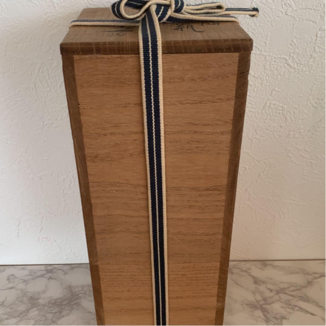 清水六兵衛 作 三彩流花瓶