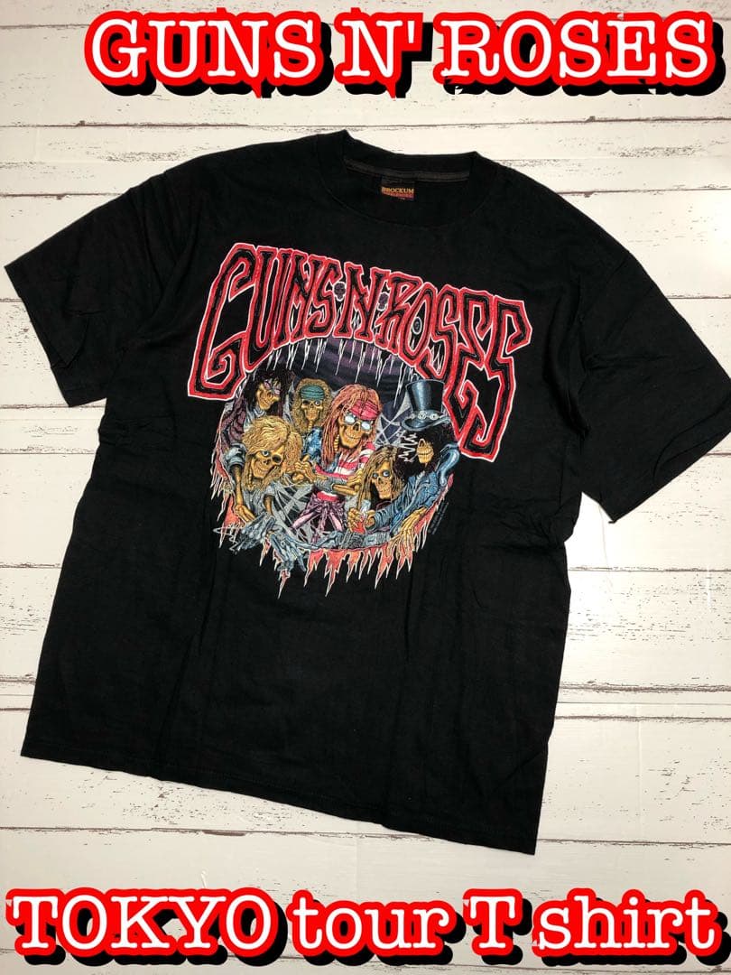 GUNS N' ROSES L 1992年ジャパンツアーTシャツ デッドストック - メルカリ