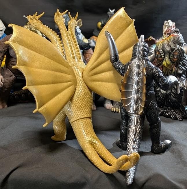 昭和ゴジラ 東宝チャンピオンまつり（バンダイ）ソフビコンプリート19体セット