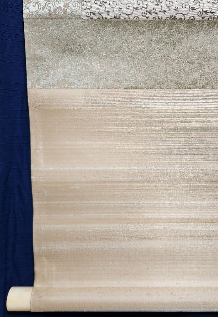 薔薇小禽図】新村友畝 2695 バラ 掛け軸 肉筆 共箱 荒木十畝門下