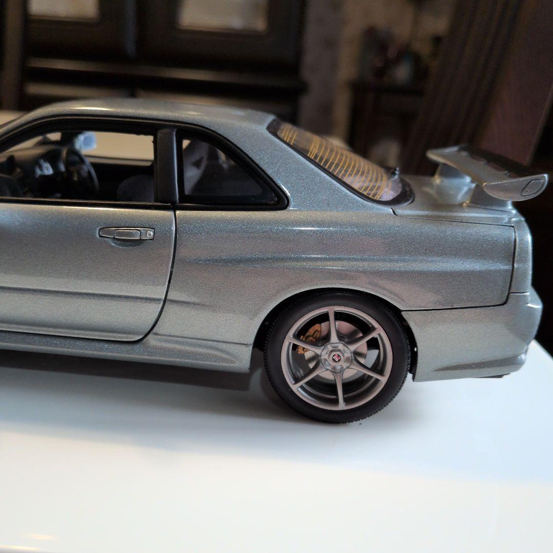 ミニカー AUTOart 1/18 R34 GT-R V-SPEC II TOY Car