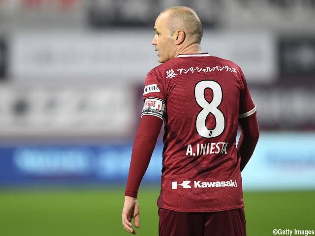 ヴィッセル神戸イニエスタ選手新品未使用ユニフォームL