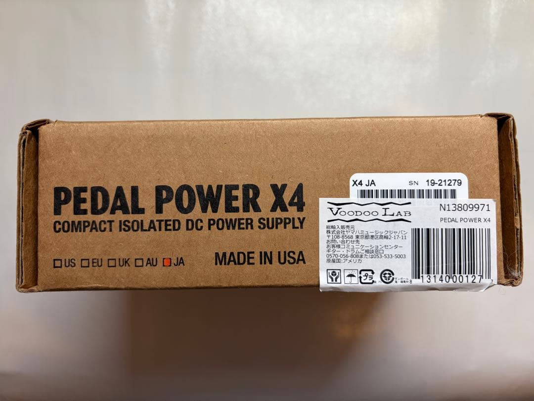 VOODOO LAB Pedal Power X4 【国内正規品／付属品完備】