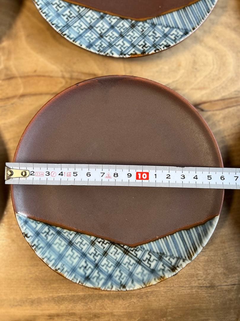 九谷焼作家 松本佐一作 中皿×6枚