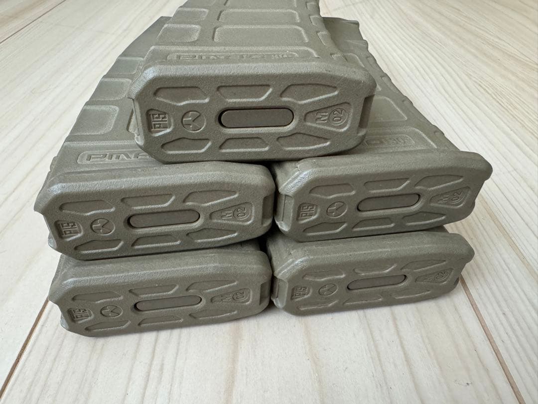 M4A1 オリーブドラブ 樹脂マガジン 5個セット