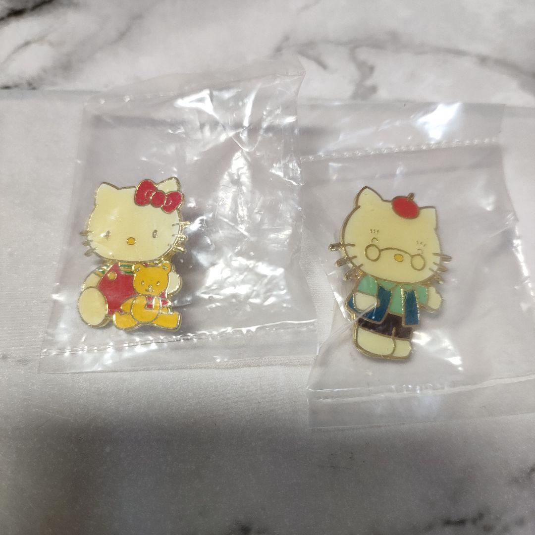 未開封品 レトロ】ハローキティ ピンバッジ 10種セット 1997年 - メルカリ