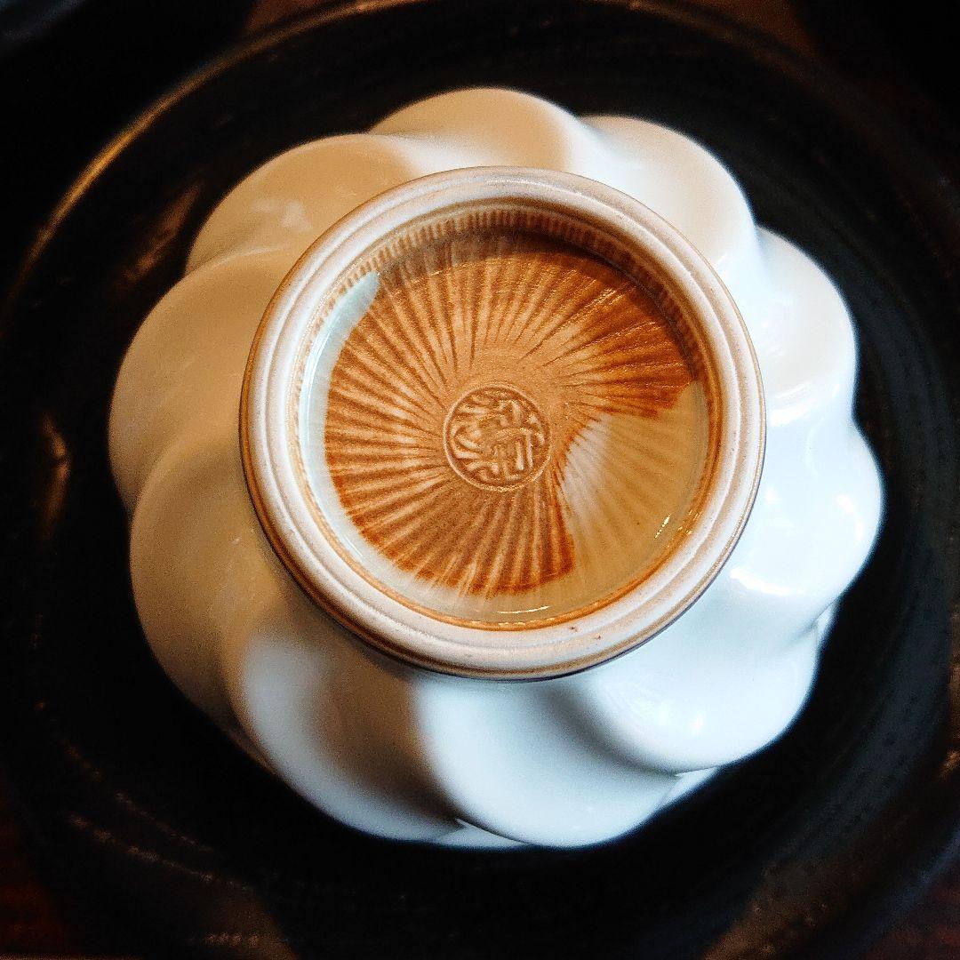 腰捻蓋付 煎茶碗