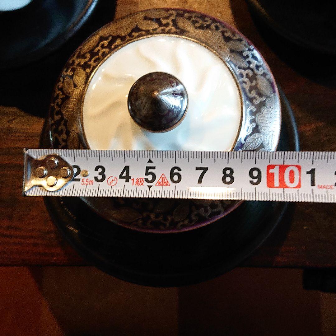 腰捻蓋付 煎茶碗