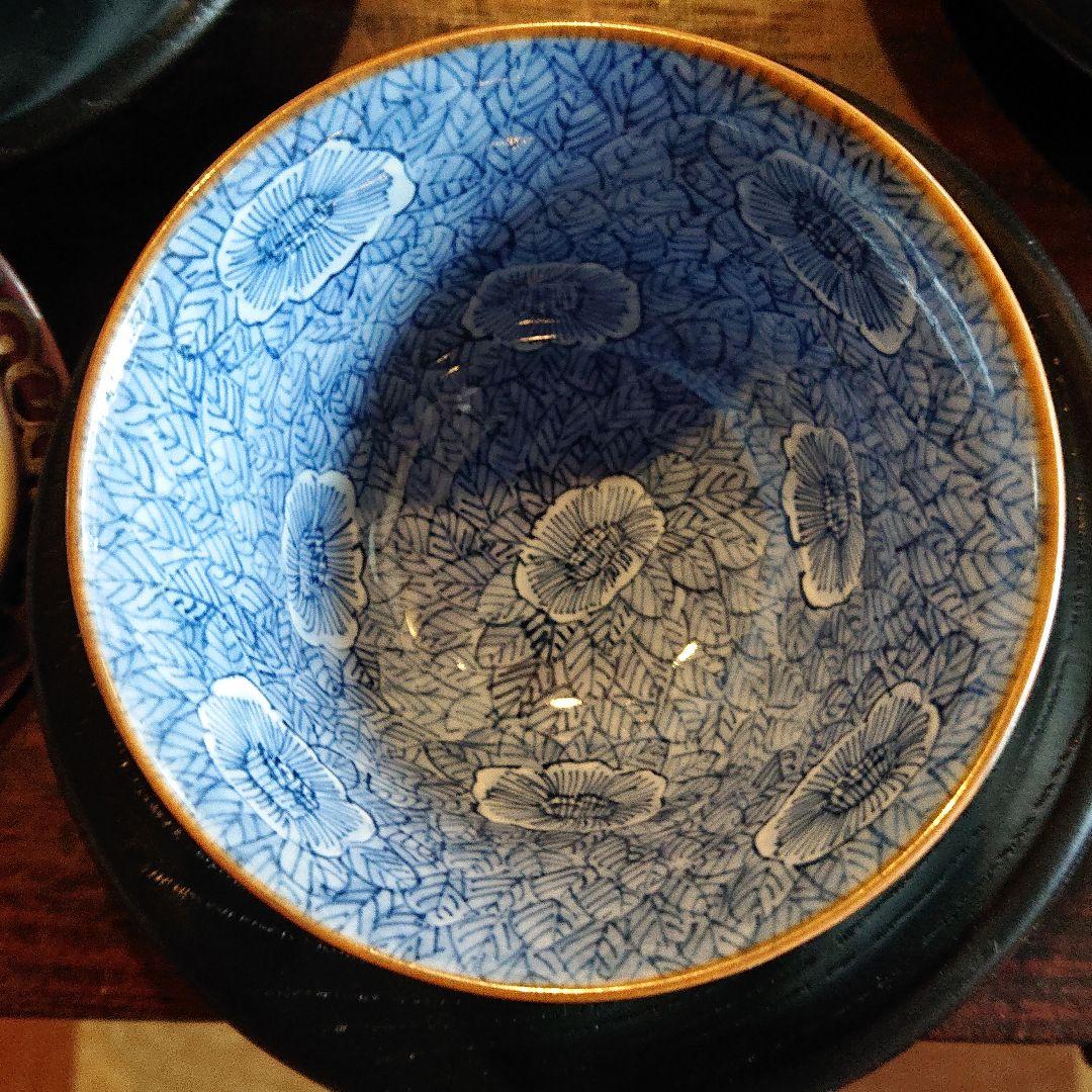 腰捻蓋付 煎茶碗