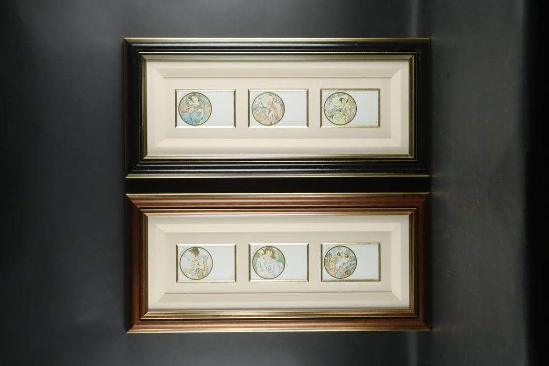 真作保証 アルフォンス・ミュシャ 12作品完品揃リトグラフ 証明書付｜真作