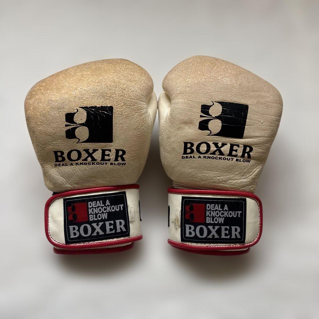 イサミ ISAMI BOXER ボクシンググローブ レッド/ホワイト 14oz