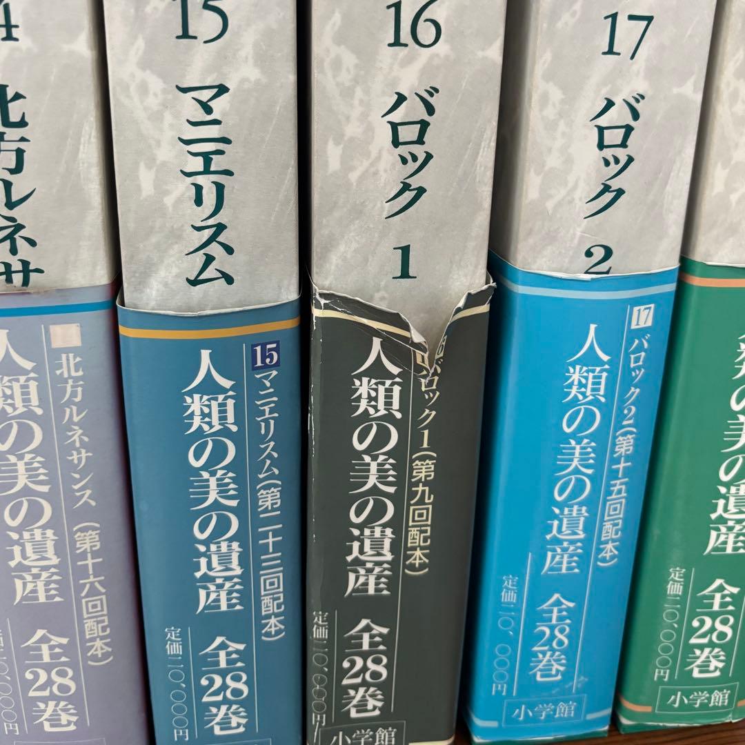 世界美術大全集 西洋編　全28巻　+美楽28の扉　小学館　7個口配送