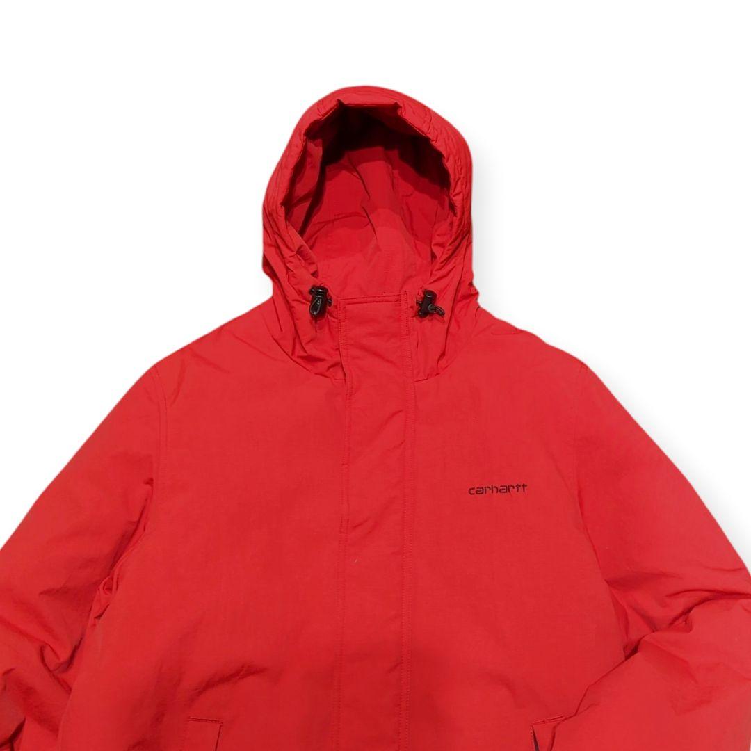 Carhartt カーハートアクティブジャケット レッド M 刺繍ロゴ 90's USA