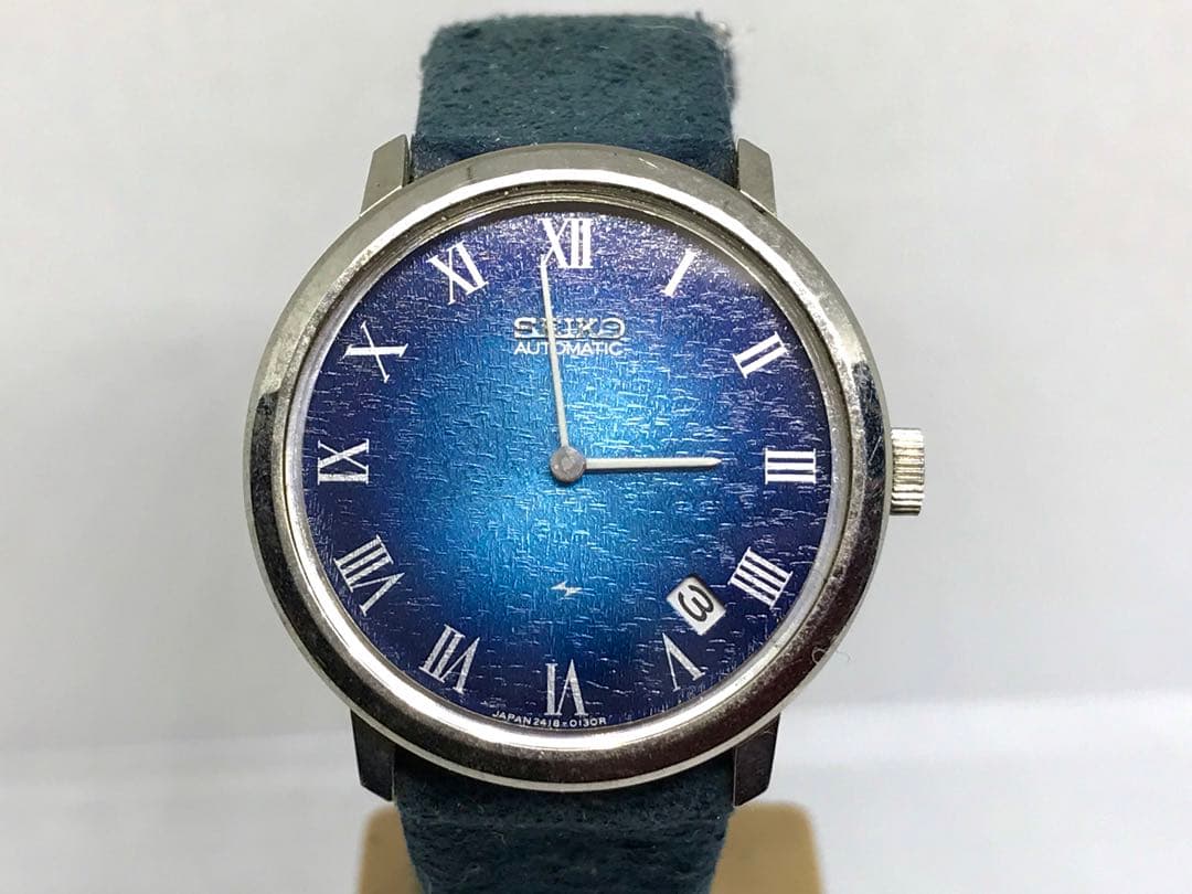 希少ヴィンテージ・セイコー・オートマチック・和紙模様・２４１８ー００２０