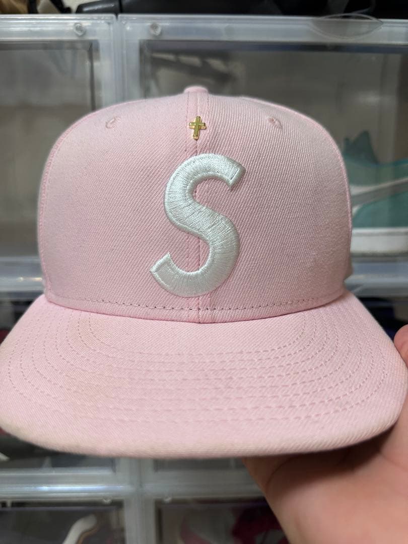 Supreme ピンク キャップ 7 3/8 Supreme 59FIFTY ピンクキャップ 7 3/8