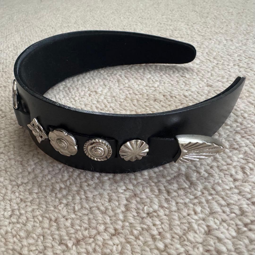 TOGA TOO Leather headband 2 カチューシャ