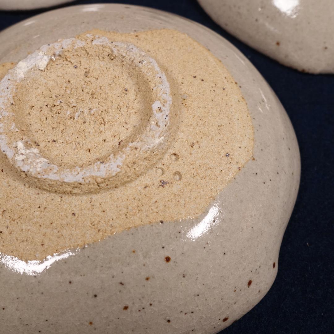 人間国宝 12代 中里太郎右衛門窯 絵唐津 銘々皿 5客 共