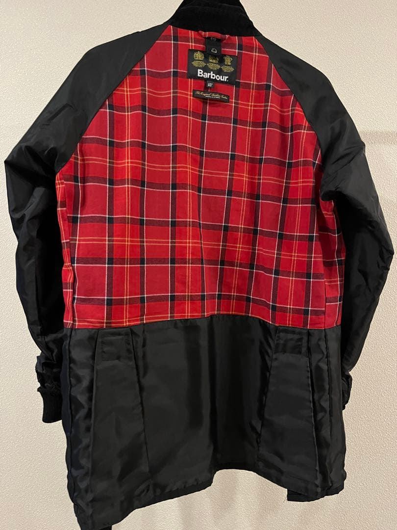 Barbour BEDALE サイズ40 ブラック 2レイヤー バブアービデイル